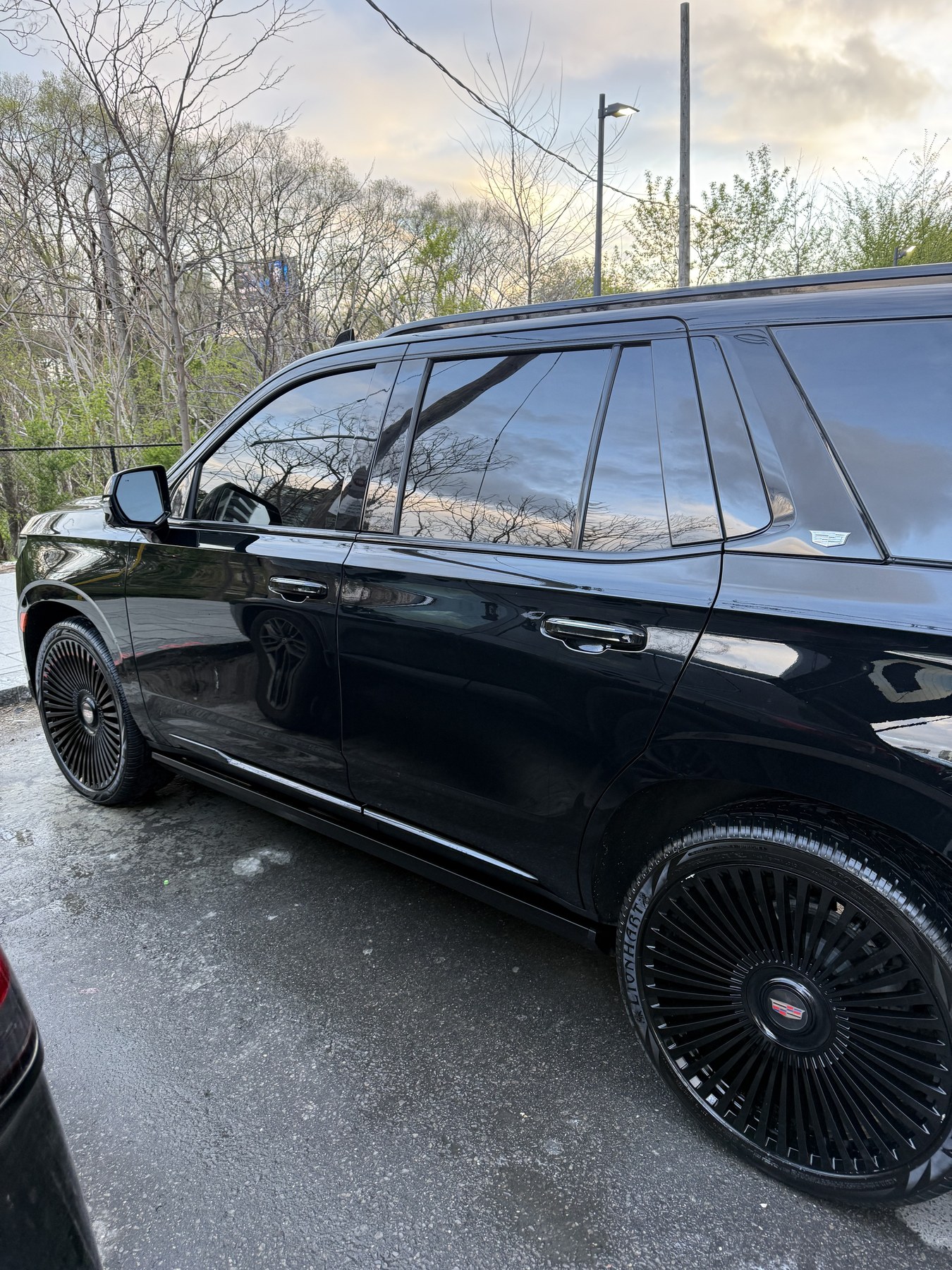 Black Cadillac Escalade detailed by 6ix Auto Care